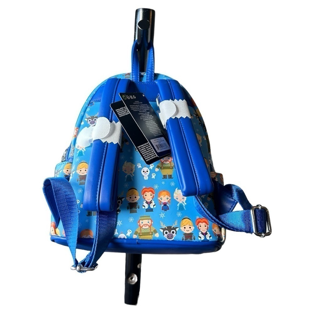 NWT Loungefly Disney Frozen Chibi Characters
AOP Faux Leather Mini Backpack - Picture 2 of 4
